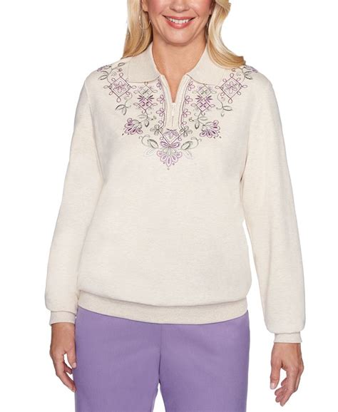 Key Features of Alfred Dunner Petite Sweatshirts