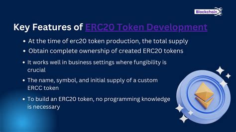 Key Features of ERC20: