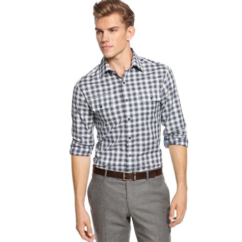 Key Features of Plaid Dress Shirts: