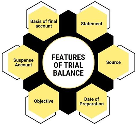 Key Features of a Trial Balance: