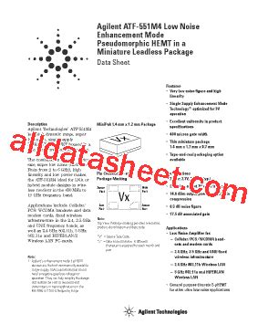 Key Features of the ATF-551M4-TR1