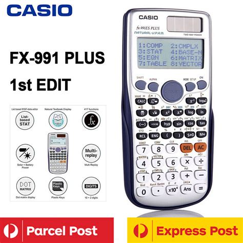 Key Features of the Casio FX-ES 991 Plus