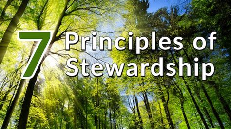 Key Principles of Climate Stewardship: