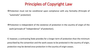 Key Principles of Copyright Law