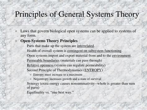 Key Principles of the Von James System: