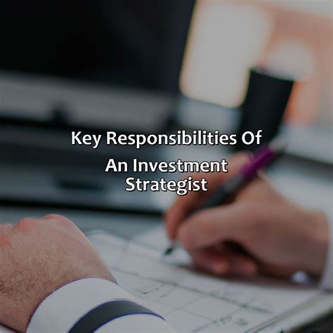 Key Responsibilities of an Investments Professional