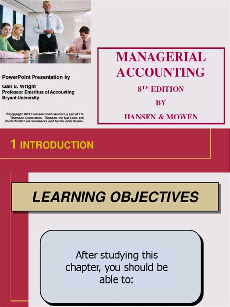 Key Solution Accounting Managerial Hansen Mowen Kindle Editon