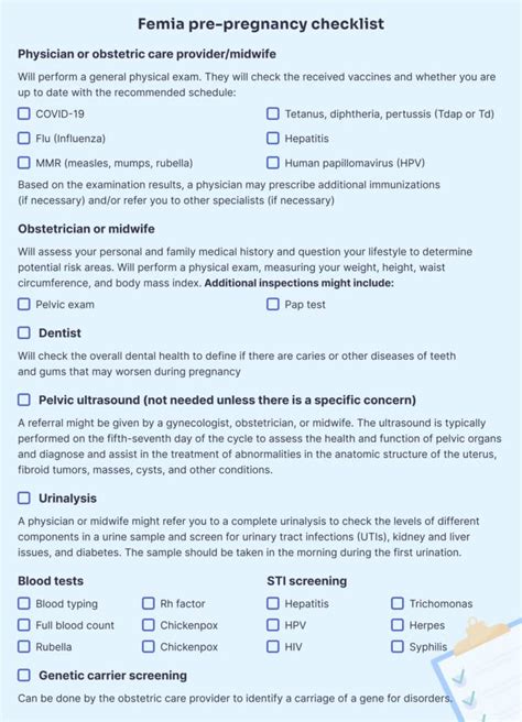 Key Steps for Pre-Pregnancy Preparation