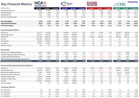 Key Tenet Healthcare Stock Performance Metrics