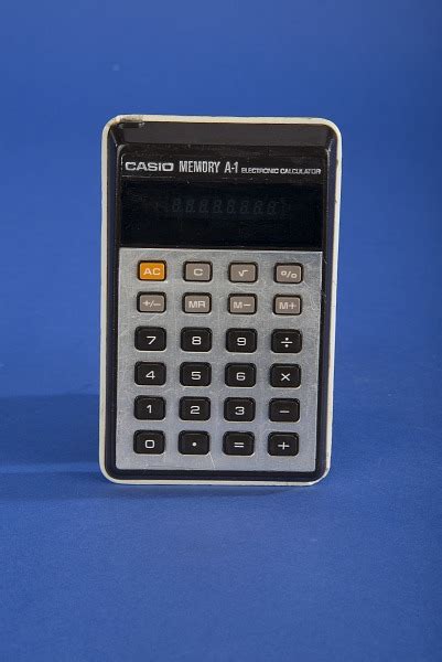 Key milestones in Casio's calculator history: