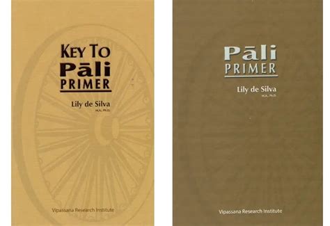 Key to Pali Primer 1st Edition PDF