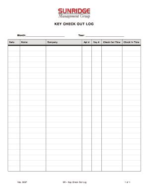 Key-checkout-form-template Ebook Doc