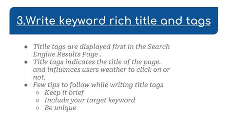 Keyword-Rich Subheadings