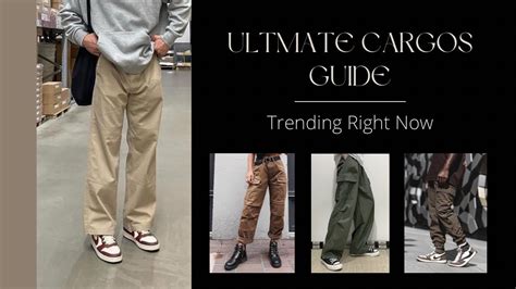 Khaki Cargos: The Ultimate Guide to Functionality and Style