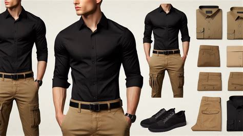 Khaki Pants with Black Shirt: A Timeless and Versatile Combination