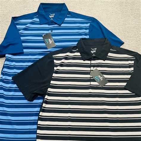 Khakis, Black Striped Golf Shirt: The Ultimate Pairing for a Sophisticated Golfing Experience