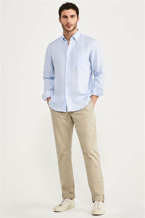 Khakis with Blue Shirt: A Timeless Look