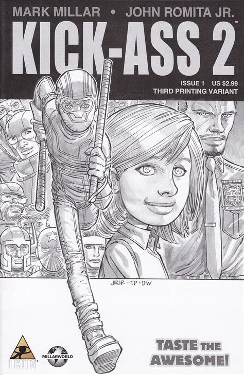 Kick-Ass 2 1 Limited 3rd Printing Variant Edition Kindle Editon