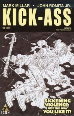 Kick-Ass Issue2 3rd Printing Variant Kick-Ass Doc