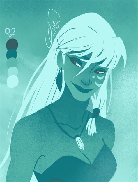 Kida from Atlantis: A Mythical Atlantean Princess with Extraordinary Abilities