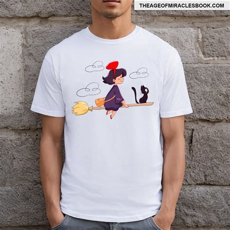 Kiki's Delivery Service T-shirt: A Staple Item for Fans and Fashionistas Alike