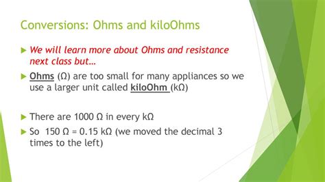 Kilohm to Ohm: A Comprehensive Guide