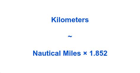 Kilometers to Nautical Miles: An Extensive Guide for Navigators and Explorers