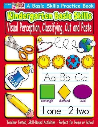 Kindergarten Basic Skills Visual Perception Classifying Cut and Paste Basic Skills Practice Books Doc