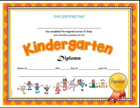 Kindergarten Diplomas Free Printables