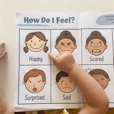 Kindergarten Feelings Chart