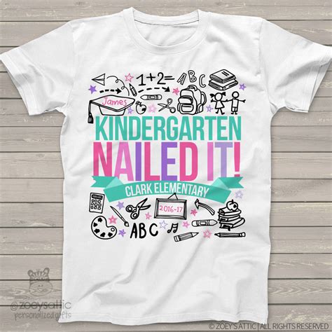 Kindergarten Graduation Tee Shirts: A Symbol of Accomplishment and a Memento of the Past