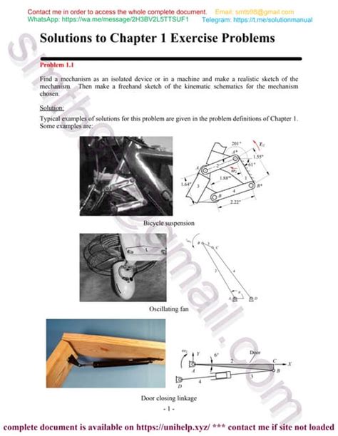 Kinematics Dynamics Of Machinery 3rd Edition Solution Epub