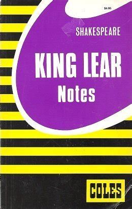 King Lear Notes Coles Notes Doc