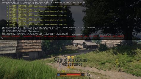 Kingdom Come Deliverance Console Commands