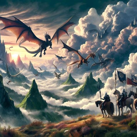 Kingdom with Flying Dragons: A Realm where Magic Soars