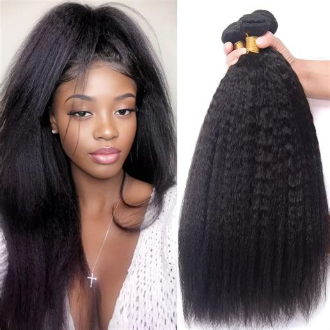 Kinky Straight Bundles: 100% Virgin Human Hair for All Hair Textures