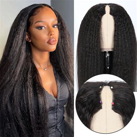 Kinky Straight U Part Wigs: A Versatile and Stylish Choice