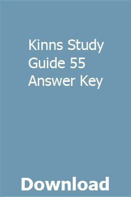 Kinns Study Guide Chapter 55 Answers PDF