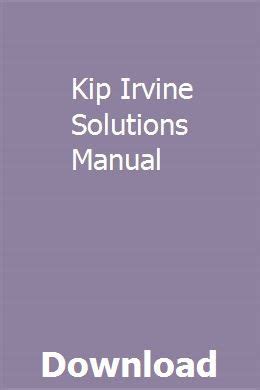 Kip Irvine Solution Reader