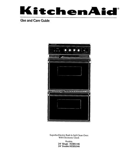 Kitchenaid Superba Convection Oven Manual Ebook Doc