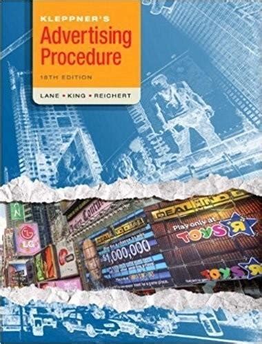 Kleppners Advertising Procedure (18th Edition) Ebook PDF