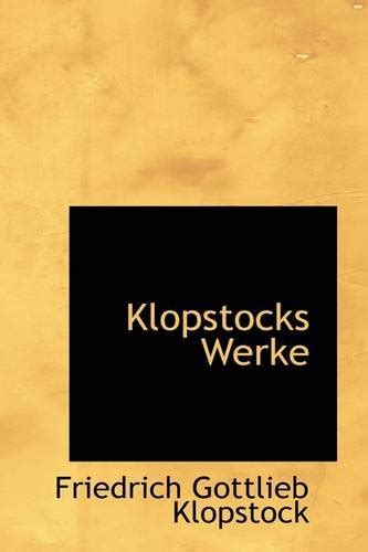 Klopstocks Werke Kindle Editon