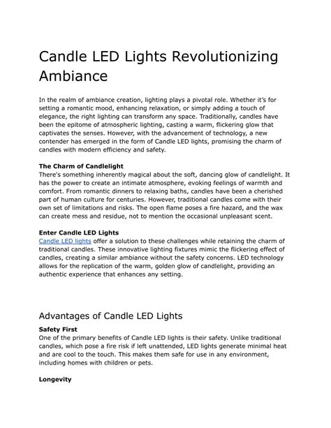 Kndelas: Revolutionizing Electronic Candle Technology