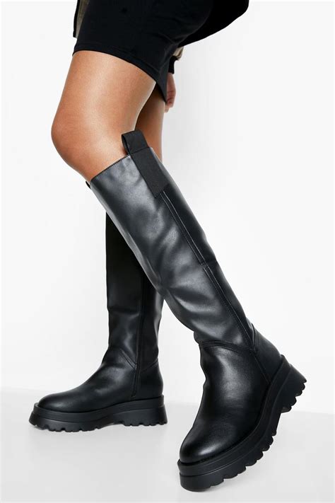 Knee High Boots Black