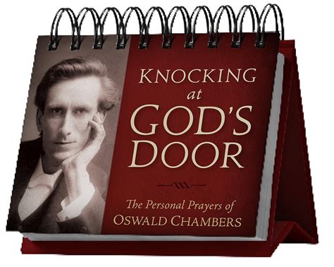 Knocking at God s Door Perpetual Calendar The Personal Prayers of Oswald Chambers Reader