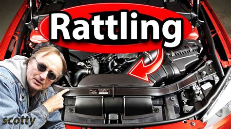 Knocking or rattling noises from the engine: