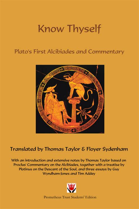 Know Thyself Plato s First Alcibiades with Commentary from Proclus PDF