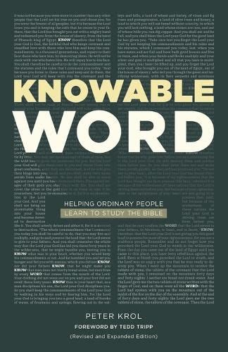 Knowable Word Helping Ordinary People Learn to Study the Bible Kindle Editon
