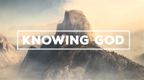 Knowing God PDF