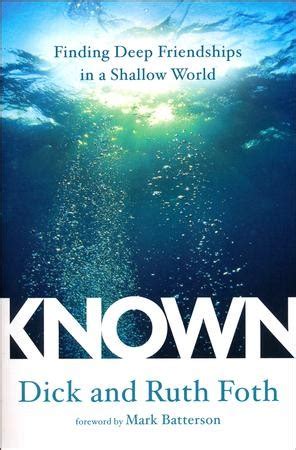 Known Finding Deep Friendships in a Shallow World Reader